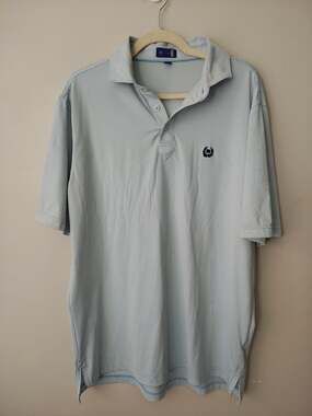 Stitch Golf Men's Striped Performance Size M / L Polo Shirt